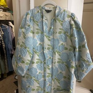 Sister Jane Blue and Green Floral Dress